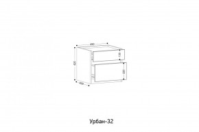 УРБАН- 32 Тумба в Миассе - miass.ok-mebel.com | фото 2