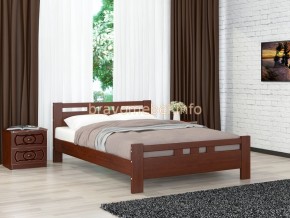 ВЕРОНИКА-2 Кровать из массива 1200 в Миассе - miass.ok-mebel.com | фото 2