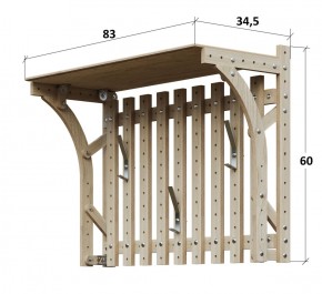 Вешалка Конструктор Арт.В830-1 в Миассе - miass.ok-mebel.com | фото 2