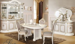 Витрина 2-х дверная (01.322) Роза (беж) в Миассе - miass.ok-mebel.com | фото 2
