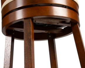 Вращающийся полубарный стул DOBRIN WILLIAM COUNTER, шоколад, кремовый в Миассе - miass.ok-mebel.com | фото 10