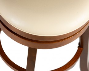 Вращающийся полубарный стул DOBRIN WILLIAM COUNTER, шоколад, кремовый в Миассе - miass.ok-mebel.com | фото 8