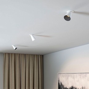 Встраиваемый светильник Elektrostandard Bell 25097/LED 8W 3000K белый в Миассе - miass.ok-mebel.com | фото 4