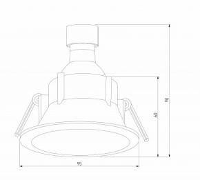 Встраиваемый светильник Elektrostandard Side 25059/01 в Миассе - miass.ok-mebel.com | фото 6