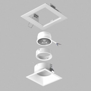 Встраиваемый светильник Lightstar Domino D51606WMOD в Миассе - miass.ok-mebel.com | фото 2