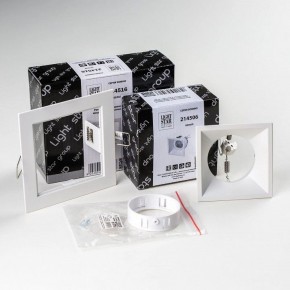 Встраиваемый светильник Lightstar Domino D51606WMOD в Миассе - miass.ok-mebel.com | фото 3