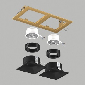 Встраиваемый светильник Lightstar Domino D5230707BMOD в Миассе - miass.ok-mebel.com | фото 3