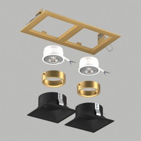 Встраиваемый светильник Lightstar Domino D5230707GMOD в Миассе - miass.ok-mebel.com | фото 2
