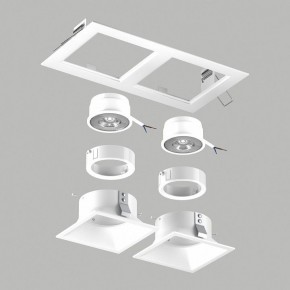 Встраиваемый светильник Lightstar Domino D5260606WMOD в Миассе - miass.ok-mebel.com | фото 3