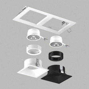 Встраиваемый светильник Lightstar Domino D5260607WBMOD в Миассе - miass.ok-mebel.com | фото 3