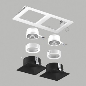Встраиваемый светильник Lightstar Domino D5260707WMOD в Миассе - miass.ok-mebel.com | фото 3