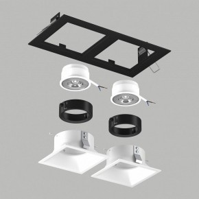 Встраиваемый светильник Lightstar Domino D5270606BMOD в Миассе - miass.ok-mebel.com | фото 3