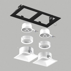 Встраиваемый светильник Lightstar Domino D5270606WMOD в Миассе - miass.ok-mebel.com | фото 3