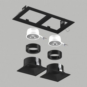 Встраиваемый светильник Lightstar Domino D5270707BMOD в Миассе - miass.ok-mebel.com | фото 3