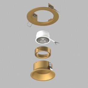 Встраиваемый светильник Lightstar Domino D61303GMOD в Миассе - miass.ok-mebel.com | фото 3