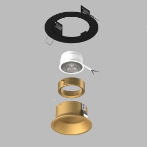 Встраиваемый светильник Lightstar Domino D61703GMOD в Миассе - miass.ok-mebel.com | фото 3
