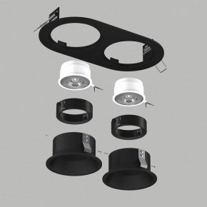 Встраиваемый светильник Lightstar Domino D6570707BMOD в Миассе - miass.ok-mebel.com | фото 3