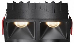 Встраиваемый светильник Maytoni Alfa LED DL043-02-10W3K-SQ-B-1 в Миассе - miass.ok-mebel.com | фото