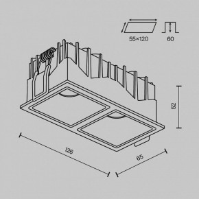 Встраиваемый светильник Maytoni Alfa LED DL043-02-10W3K-SQ-W-1 в Миассе - miass.ok-mebel.com | фото 10