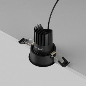 Встраиваемый светильник Maytoni Dip DL115-10W-2.7K-B в Миассе - miass.ok-mebel.com | фото 6