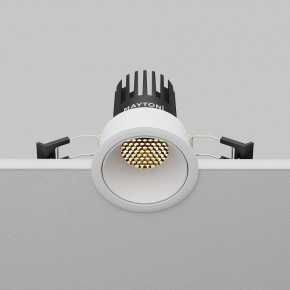Встраиваемый светильник Maytoni Dip DL115-10W-2.7K-W в Миассе - miass.ok-mebel.com | фото 7