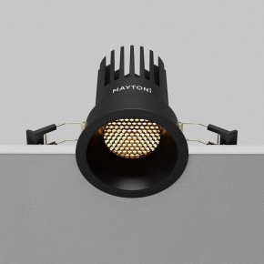 Встраиваемый светильник Maytoni Dip DL117-15W-2.7K-B в Миассе - miass.ok-mebel.com | фото 12