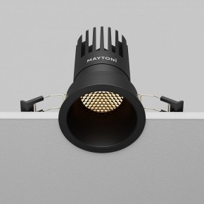 Встраиваемый светильник Maytoni Dip DL118-15W-2.7K-B в Миассе - miass.ok-mebel.com | фото 6