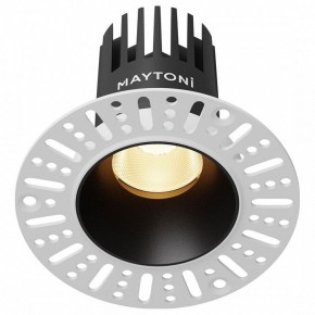 Встраиваемый светильник Maytoni Dip DL119-10W-2.7K-TRS-B в Миассе - miass.ok-mebel.com | фото