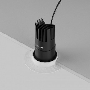 Встраиваемый светильник Maytoni Dip DL120-10W-2.7K-TRS-B в Миассе - miass.ok-mebel.com | фото 6