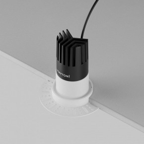 Встраиваемый светильник Maytoni Dip DL120-10W-2.7K-TRS-W в Миассе - miass.ok-mebel.com | фото 7