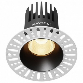 Встраиваемый светильник Maytoni Dip DL121-15W-2.7K-TRS-B в Миассе - miass.ok-mebel.com | фото