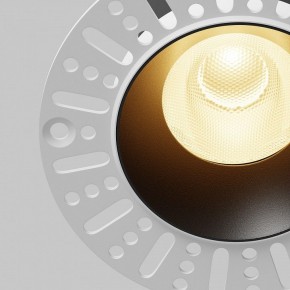 Встраиваемый светильник Maytoni Dip DL121-15W-2.7K-TRS-B в Миассе - miass.ok-mebel.com | фото 11