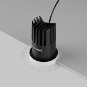 Встраиваемый светильник Maytoni Dip DL121-15W-2.7K-TRS-B в Миассе - miass.ok-mebel.com | фото 6