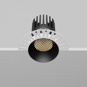 Встраиваемый светильник Maytoni Dip DL121-15W-2.7K-TRS-B в Миассе - miass.ok-mebel.com | фото 7