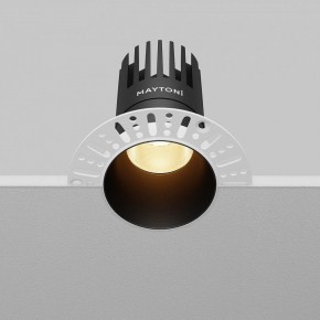 Встраиваемый светильник Maytoni Dip DL122-15W-2.7K-TRS-B в Миассе - miass.ok-mebel.com | фото 5
