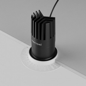 Встраиваемый светильник Maytoni Dip DL122-15W-2.7K-TRS-B в Миассе - miass.ok-mebel.com | фото 6
