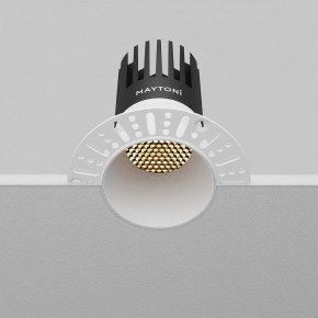 Встраиваемый светильник Maytoni Dip DL122-15W-2.7K-TRS-W в Миассе - miass.ok-mebel.com | фото 7