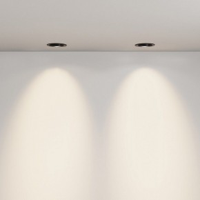 Встраиваемый светильник Maytoni Lens DL105-12W3K-B в Миассе - miass.ok-mebel.com | фото 3