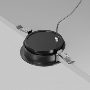 Встраиваемый светильник Maytoni Lens DL105-12W3K-B в Миассе - miass.ok-mebel.com | фото 4