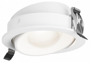 Встраиваемый светильник Maytoni Lens DL105-12W3K-W в Миассе - miass.ok-mebel.com | фото 8