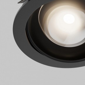 Встраиваемый светильник Maytoni Lens DL105-12W4K-B в Миассе - miass.ok-mebel.com | фото 8