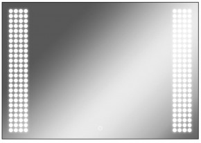 Зеркало Cosmo 100 black с подсветкой Sansa (SC1047Z) в Миассе - miass.ok-mebel.com | фото