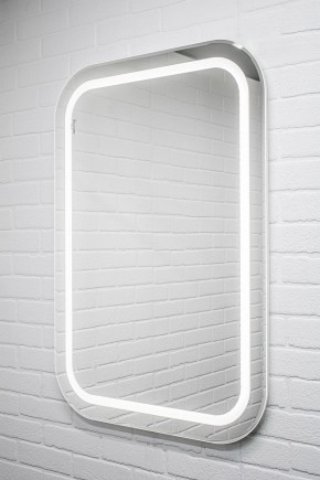 Зеркало Elis 100 white с подсветкой Sansa (SEe1045Z) в Миассе - miass.ok-mebel.com | фото 3