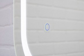 Зеркало Elis 100 white с подсветкой Sansa (SEe1045Z) в Миассе - miass.ok-mebel.com | фото 4