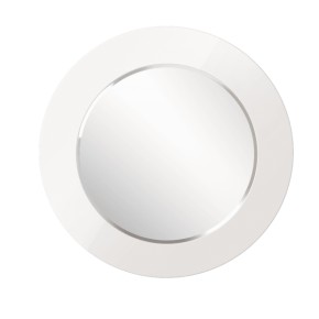 Зеркало круглое белый (РМ/02) в Миассе - miass.ok-mebel.com | фото 1