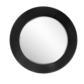 Зеркало круглое черный (РМ/02(S) в Миассе - miass.ok-mebel.com | фото
